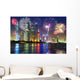 New Year fireworks display in Dubai, UAE Wall Decal