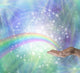 Sending Rainbow Healing Energy Wall Decal