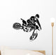 Moto cross rider Wall Decal