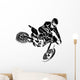Moto cross rider Wall Decal