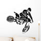 Moto cross rider Wall Decal
