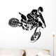 Moto cross rider Wall Decal
