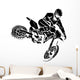 Moto cross rider Wall Decal