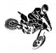 Moto cross rider Wall Decal