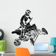 ATV moto rider Wall Decal