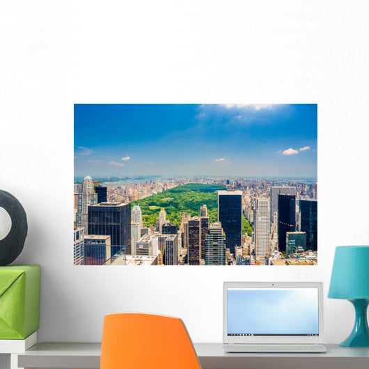 Aerial Central park view Wall Decal