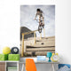 BMX Rider Grinding Handrail Wall Decal