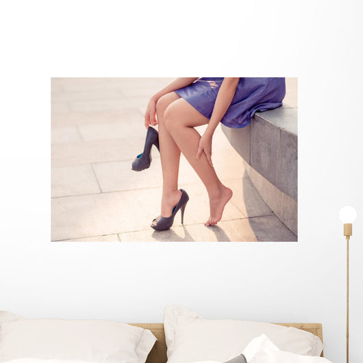 Tired legs Wall Decal