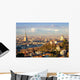 "Turin (Torino)", panorama with Mole Antonelliana and Alps Wall Decal