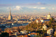  "Turin (Torino)", panorama with Mole Antonelliana and Alps Wall Decal