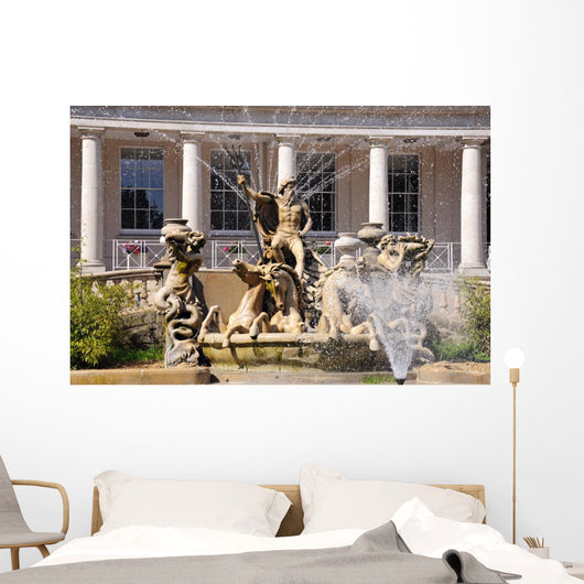 Neptune Fountain Cheltenham Arena Wide Shot Wall Decal