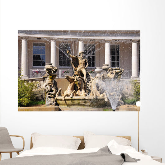 Neptune Fountain Cheltenham Arena Wide Shot Wall Decal