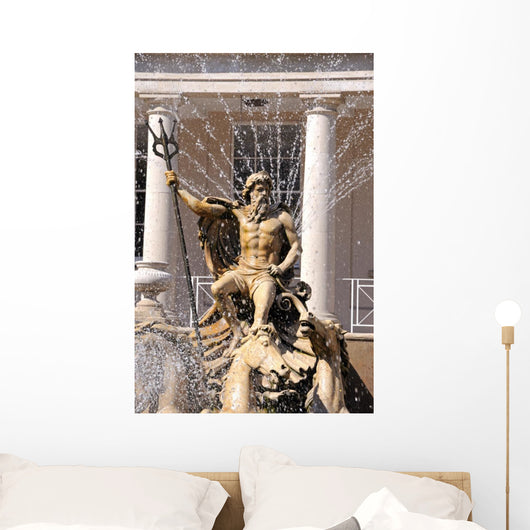 Neptune Fountain Cheltenham Arena Wall Decal