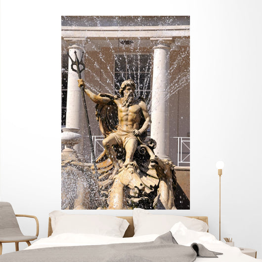 Neptune Fountain Cheltenham Arena Wall Decal