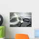 Vintage carnival mask in front of glittering background Wall Decal