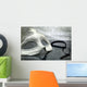 Vintage carnival mask in front of glittering background Wall Decal