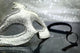Vintage carnival mask in front of glittering background Wall Decal
