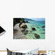 Summer Beach on the Island Wall Decal
