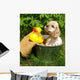 Spaniel Puppy Ready for a Bath Wall Decal