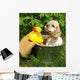 Spaniel Puppy Ready for a Bath Wall Decal