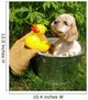 Spaniel Puppy Ready for a Bath Wall Decal