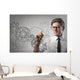 Gears and ideas Wall Decal