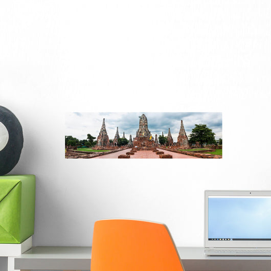 Old Temple Wat Chai Wall Decal