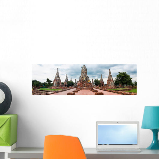 Old Temple Wat Chai Wall Decal