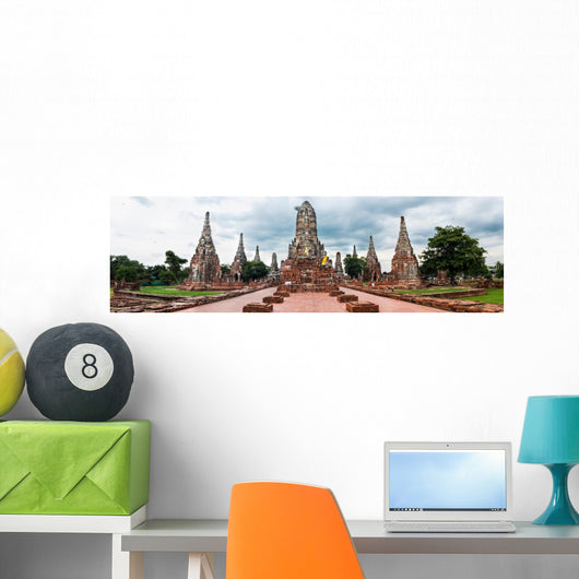 Old Temple Wat Chai Wall Decal