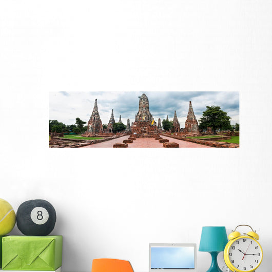 Old Temple Wat Chai Wall Decal
