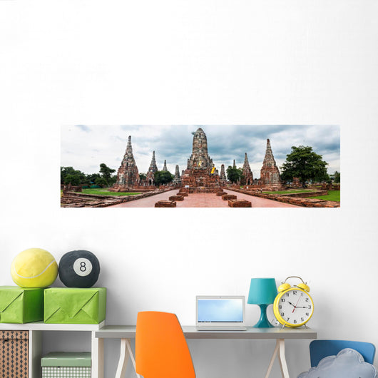 Old Temple Wat Chai Wall Decal