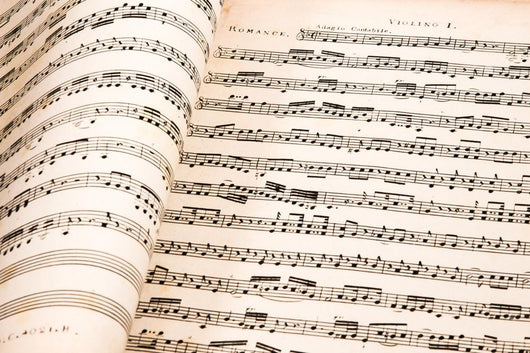 Background Musical Notes Wall Decal