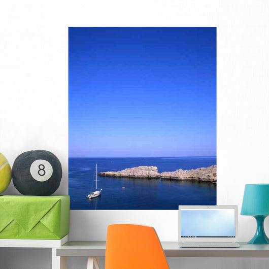 Lindos Bay Wall Decal