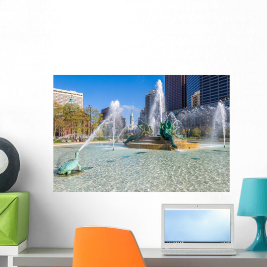 Swann Memorial Fountain, Philadelphia Wall Decal