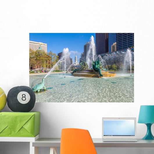 Swann Memorial Fountain, Philadelphia Wall Decal