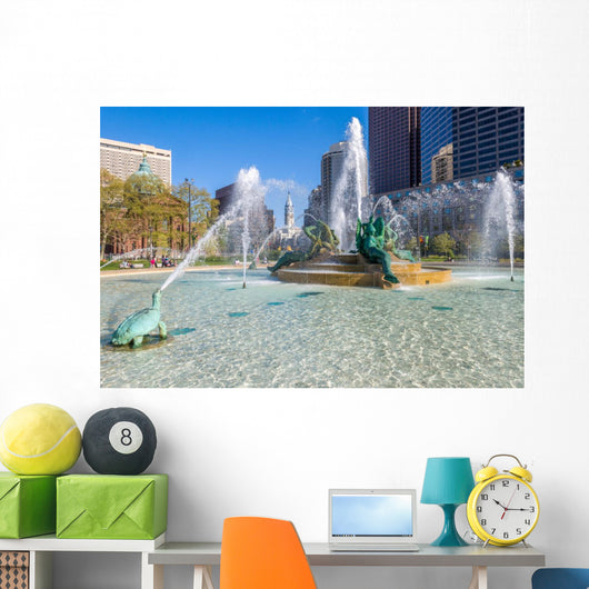 Swann Memorial Fountain, Philadelphia Wall Decal