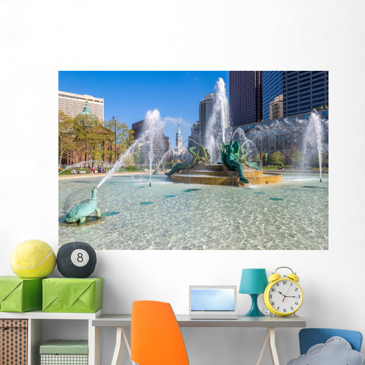 Swann Memorial Fountain, Philadelphia Wall Decal