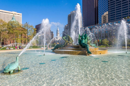 Swann Memorial Fountain, Philadelphia Wall Decal