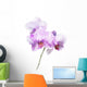 Purple Orchid Flower Wall Decal