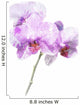 Purple Orchid Flower Wall Decal