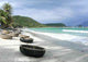 Coracle Boats on a Beach Wall Decal