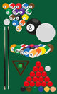 Billiard and Snooker Wall Decal