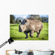 White Rhinoceros Wall Decal