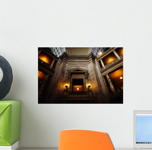 The interior of the Smithsonian Museum of Natural History, in Wa Wall Decal