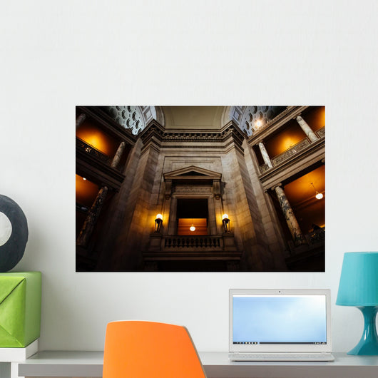 The interior of the Smithsonian Museum of Natural History, in Wa Wall Decal