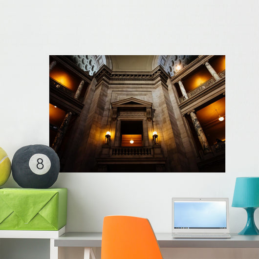 The interior of the Smithsonian Museum of Natural History, in Wa Wall Decal