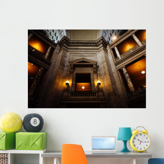 The interior of the Smithsonian Museum of Natural History, in Wa Wall Decal