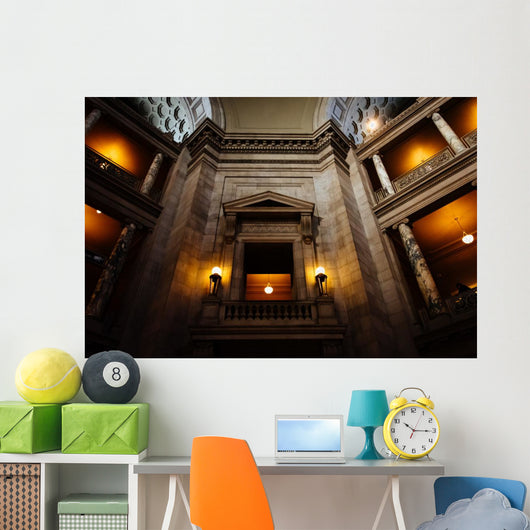 The interior of the Smithsonian Museum of Natural History, in Wa Wall Decal