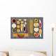 Mediterranean Food Collage Wall Decal