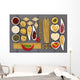 Mediterranean Food Collage Wall Decal